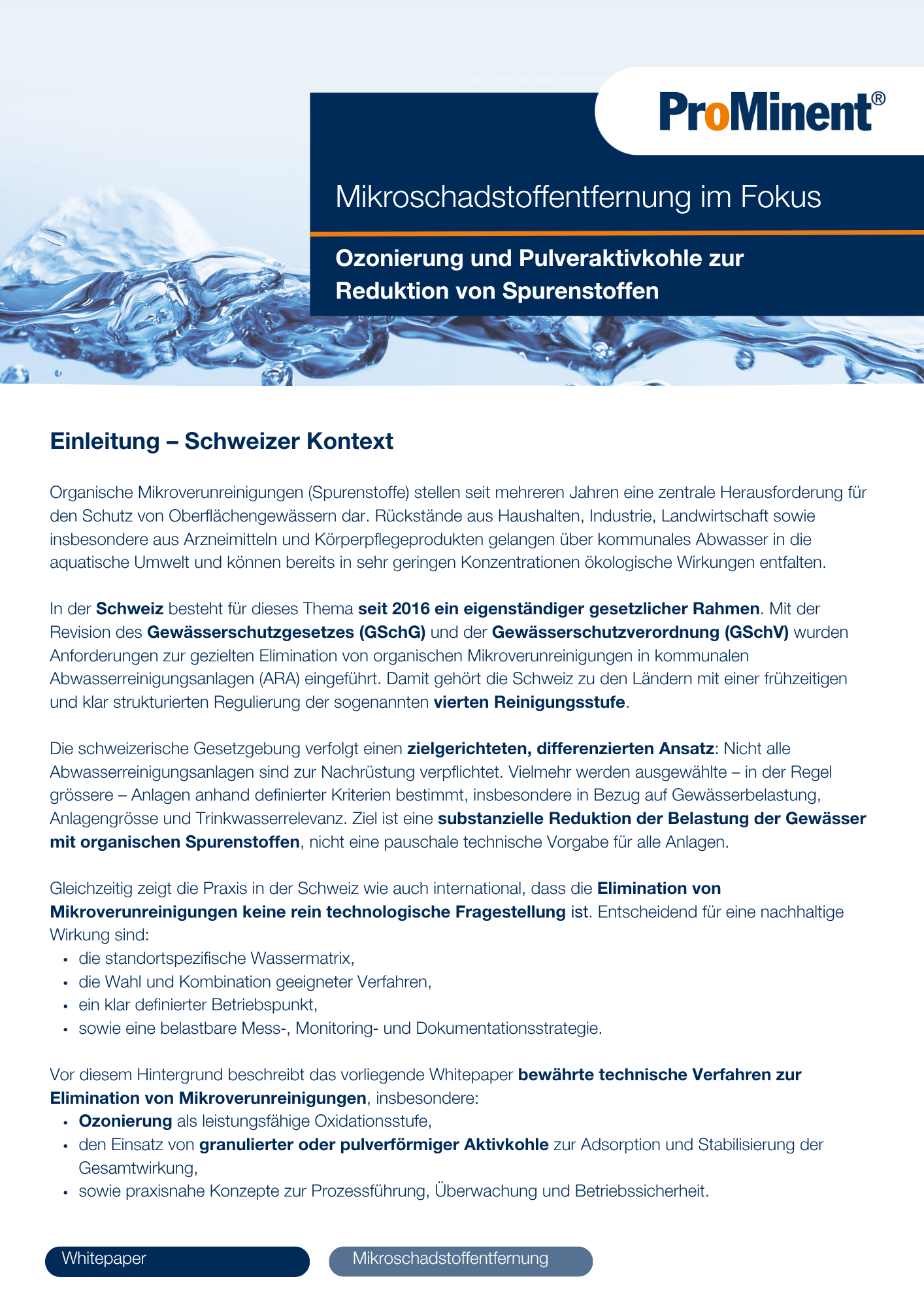 PMCH IFAT_Whitepaper_Vierte Reinigungsstufe im Fokus